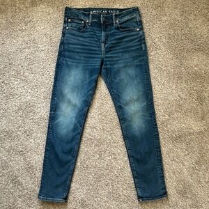 American Eagle I Athletic Fit Men's Blue Denim Jeans Airflex+ I Size 30 x32